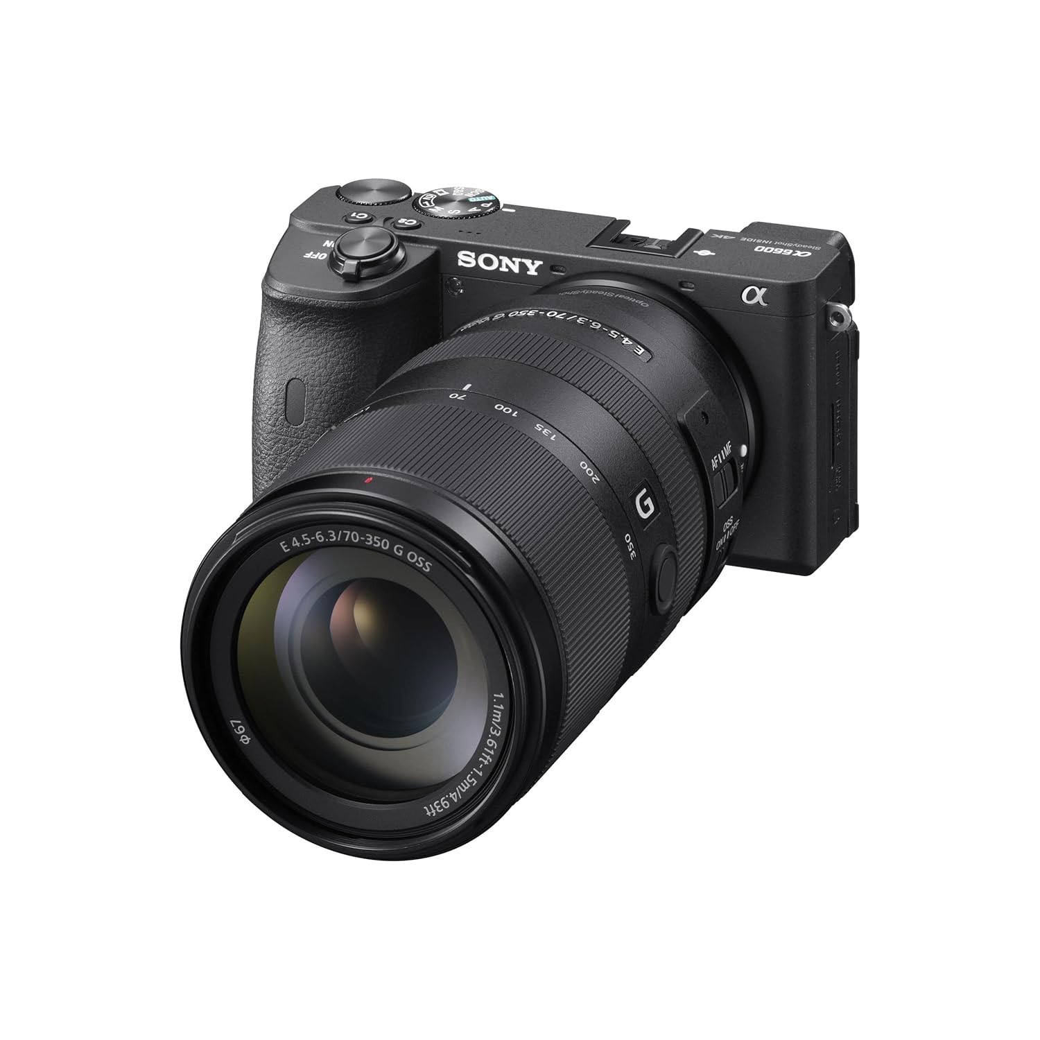Sony Alpha Ilce 6600M 24.2 Mp Mirrorless Digital SLR 16 GB Camera with 18-135 Mm Zoom Lens  Aps-C S Sony Alpha Ilce 6600M 24.2 Mp Mirrorless Digital SLR 16 GB Camera with 18-135 Mm Zoom Lens  Aps-C S